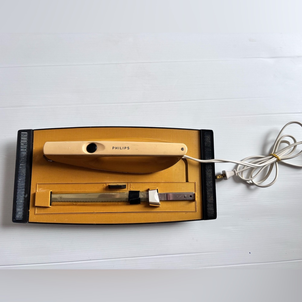Philips Electric Carving Knife Vintage Mid Century Kitchen